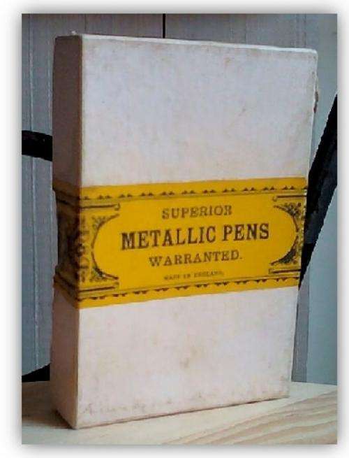 BIZARRE OPENING SPECIAL  -  SUPERIOR METALLIC PENS WARRANTED  MADE IN ENGLAND  (Box no.1)