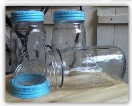 BIZARRE SPECIAL  -  3x 24ozs CONSOL PRESERVE JARS with GLASS LIDS!!