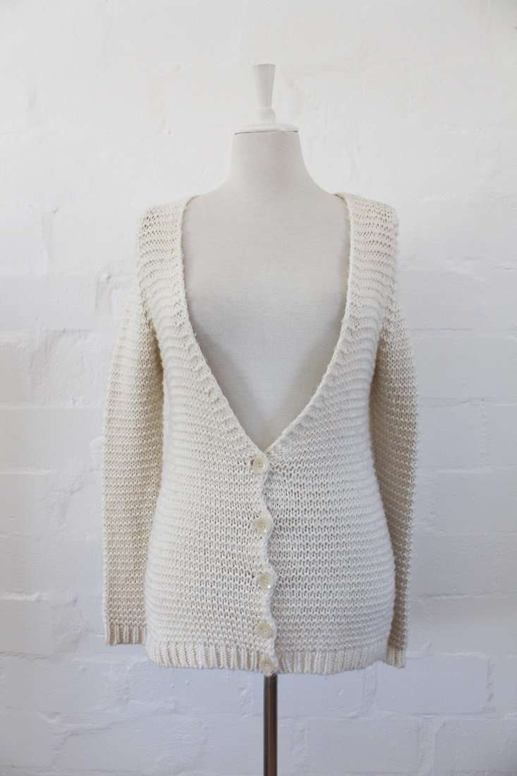 *FLASH SALE - 50% OFF!* ZARA KNIT CREAM KNITTED JERSEY CARDIGAN - SIZE S/M