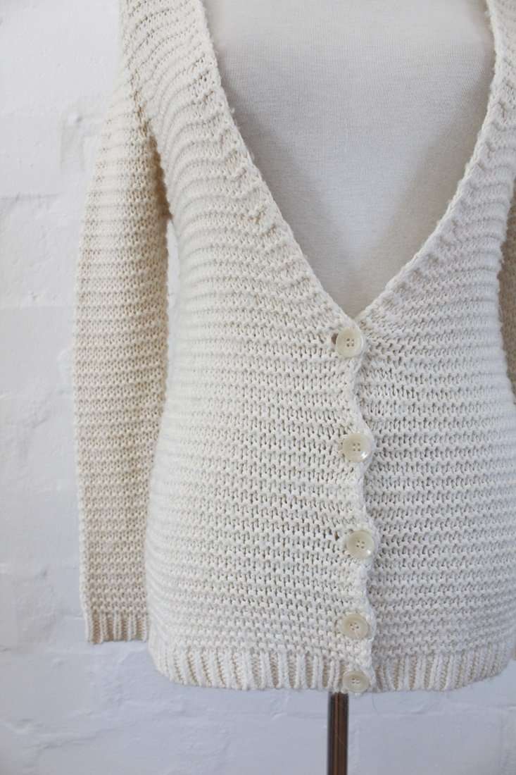 *FLASH SALE - 50% OFF!* ZARA KNIT CREAM KNITTED JERSEY CARDIGAN - SIZE S/M