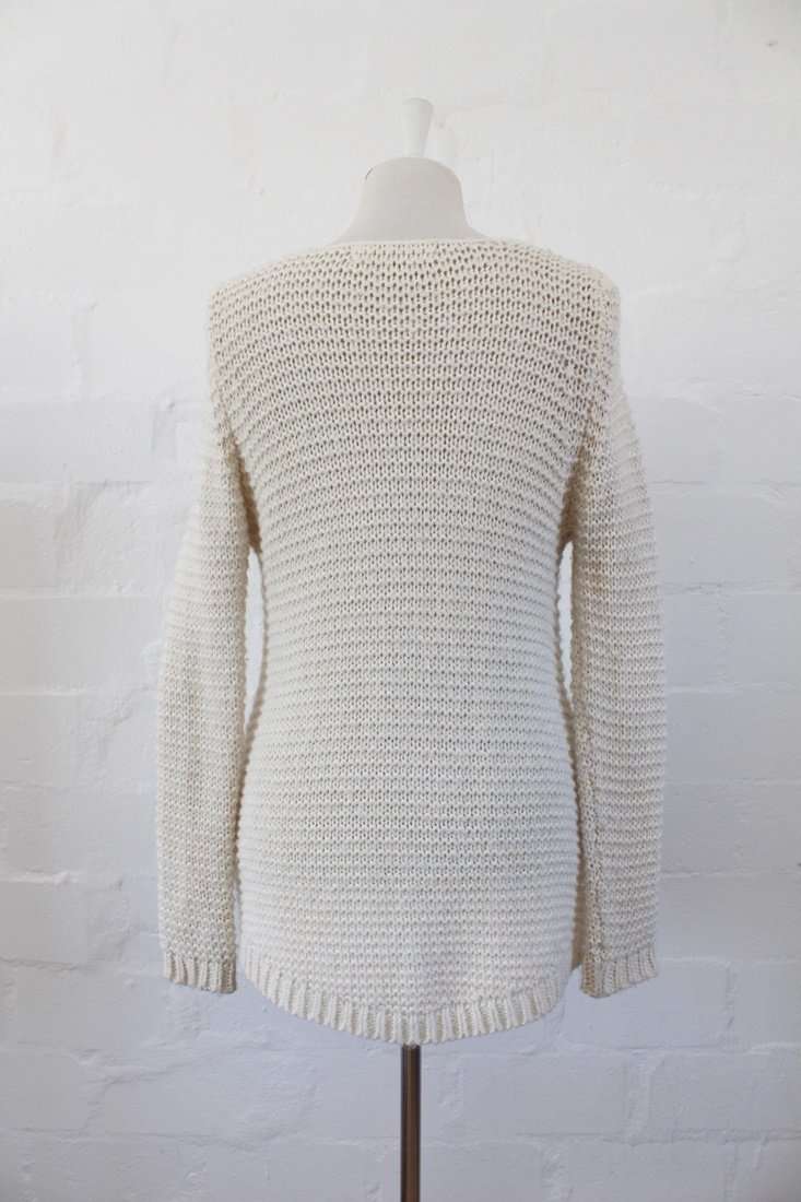 *FLASH SALE - 50% OFF!* ZARA KNIT CREAM KNITTED JERSEY CARDIGAN - SIZE S/M