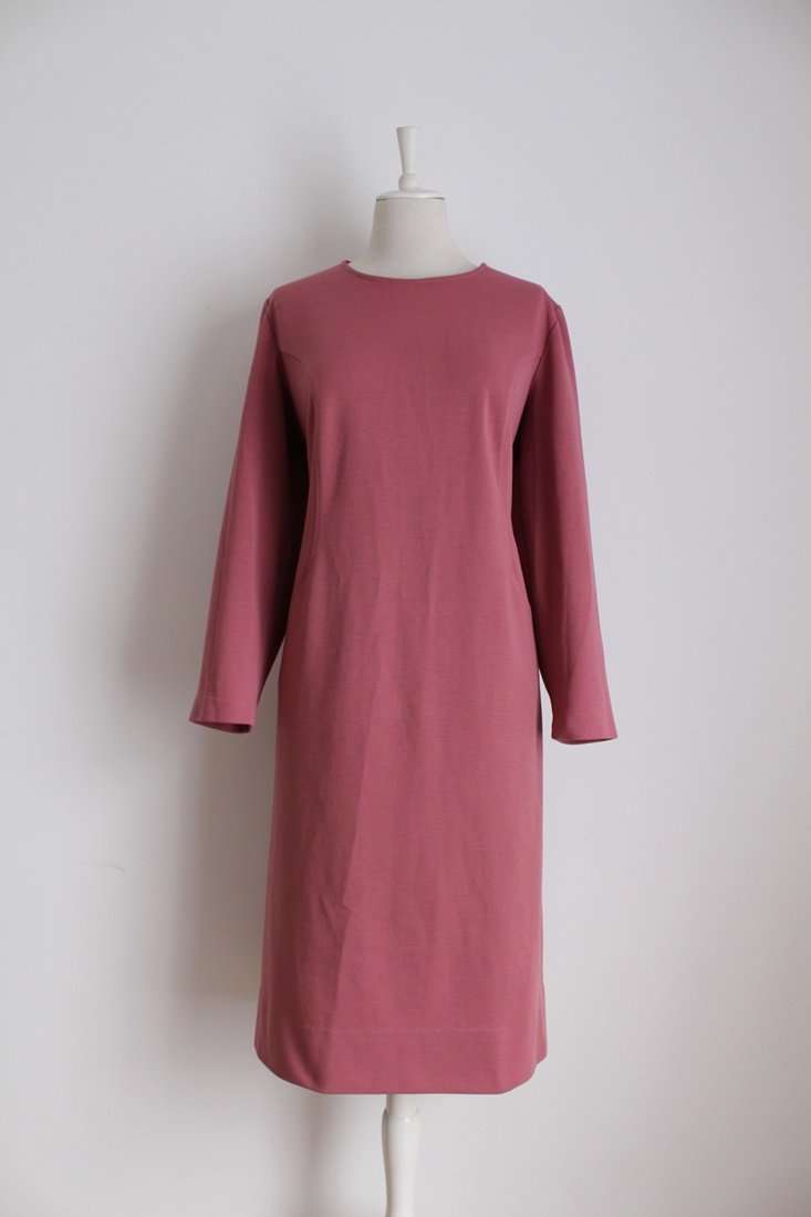 *SUMMER SALE - 50% OFF!* VINTAGE TWO PIECE PINK LONG SLEEVE DRESS JACKET SUIT - SIZE 20