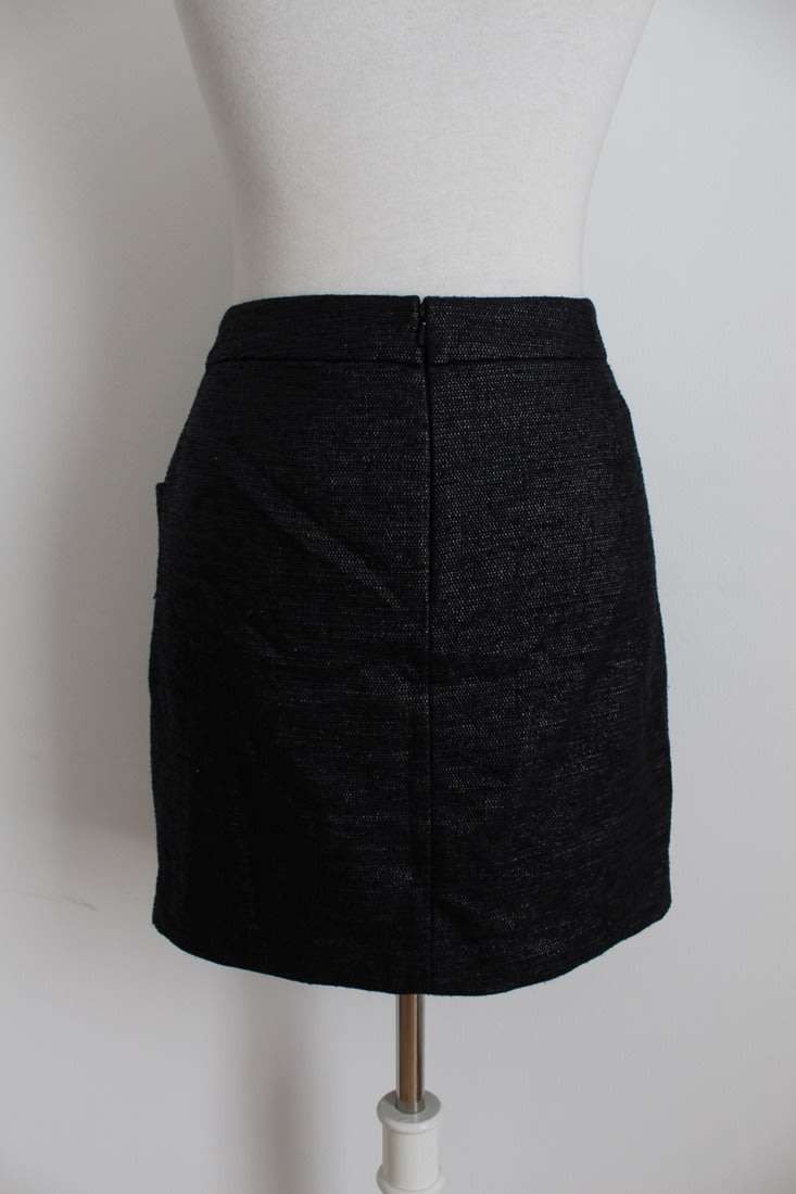 *COUNTRY ROAD* DESIGNER BLACK FITTED SKIRT - SIZE 10