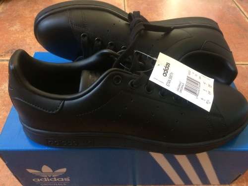 Adidas Mens Stan Smith Black UK 8