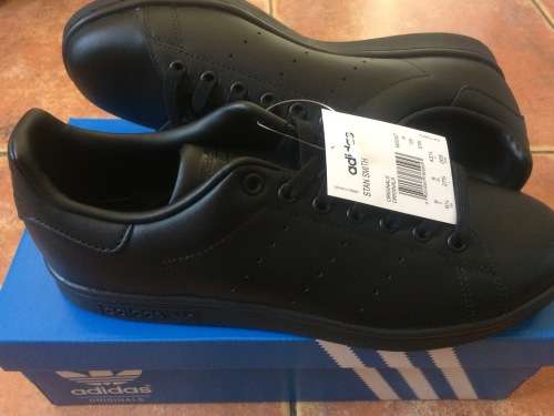Adidas Mens Stan Smith Black UK 9