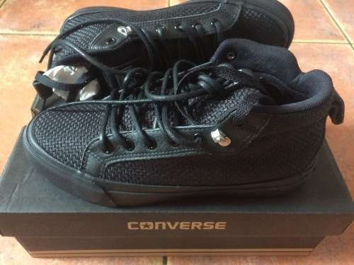 Converse Fulton Mid Black UK 6