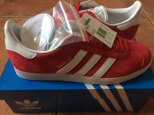 Adidas Mens Gazelle Red UK 9