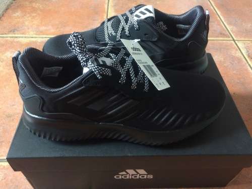 Adidas Mens Alphabounce Sneakers Black UK 7