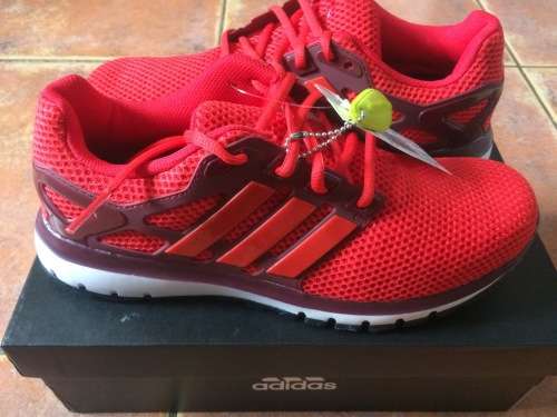 Adidas Mens Energy Cloud Sneakers Red UK 8