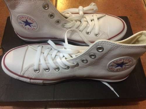 Converse Hi White UK 7