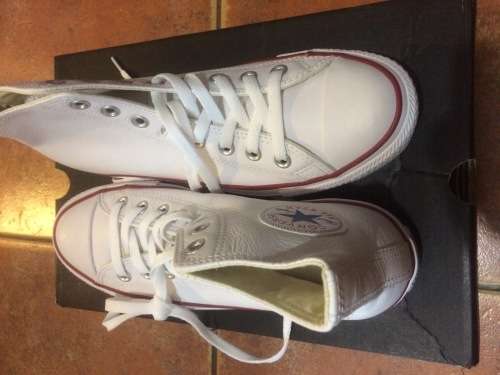 Converse Hi White UK 7