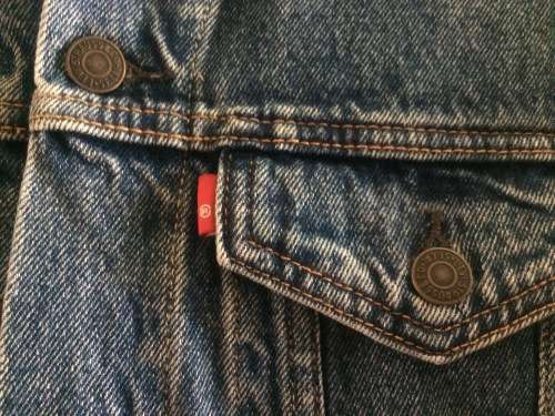 Levi's Mens Denim Trucker Jacket Medium Stonewash Medium