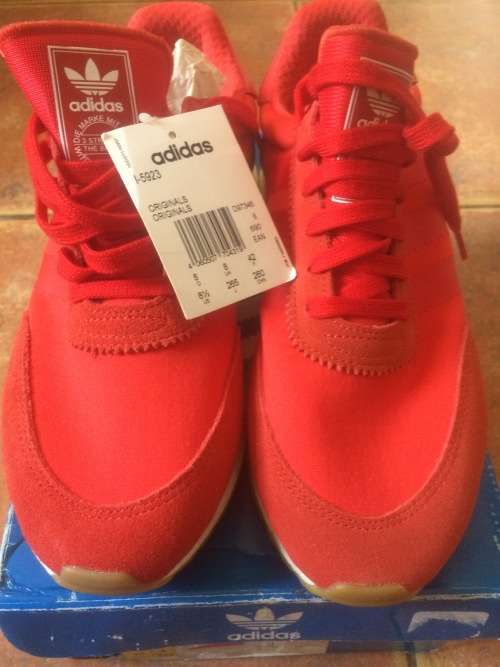 Adidas Mens I-5923 Red Sneaker UK 8