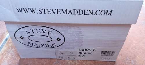 Steve Madden Black Mens Shoe UK9