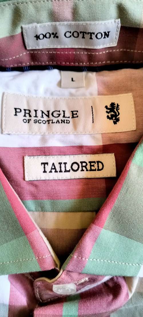 PRINGLE OF SCOTLAND Long Sleeve Tailored Shirt L