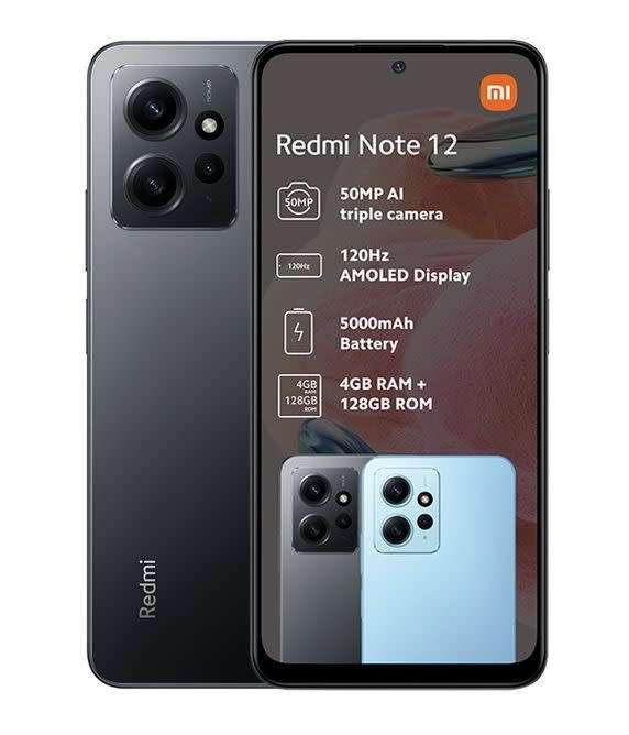 Xiaomi Redmi Note 12 128GB Dual Sim - Onyx Gray