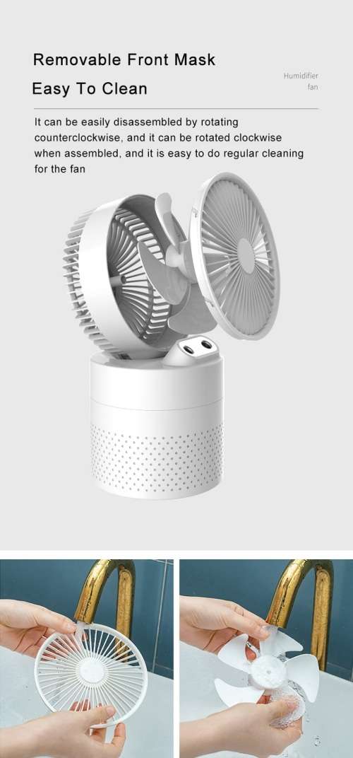 Portable Humidifier (+Fan)