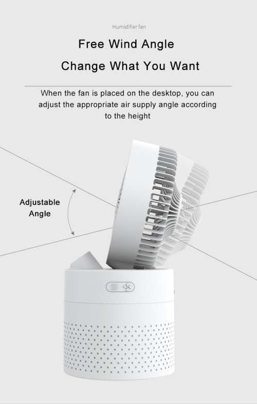 Portable Humidifier (+Fan)