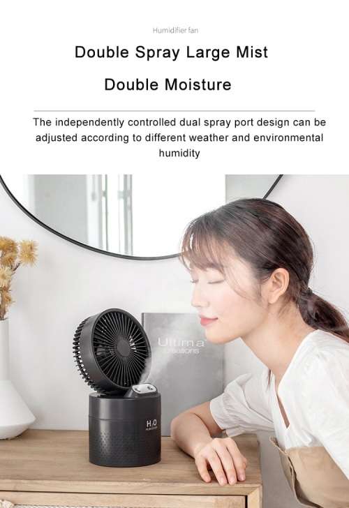 Portable Humidifier (+Fan)