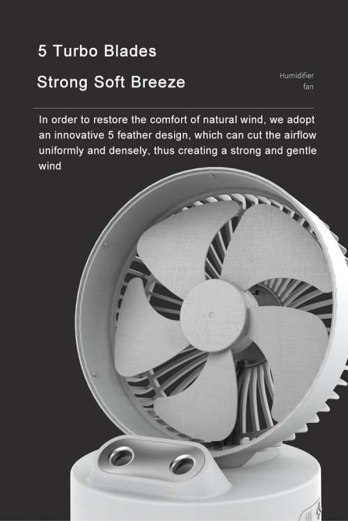 Portable Humidifier (+Fan)