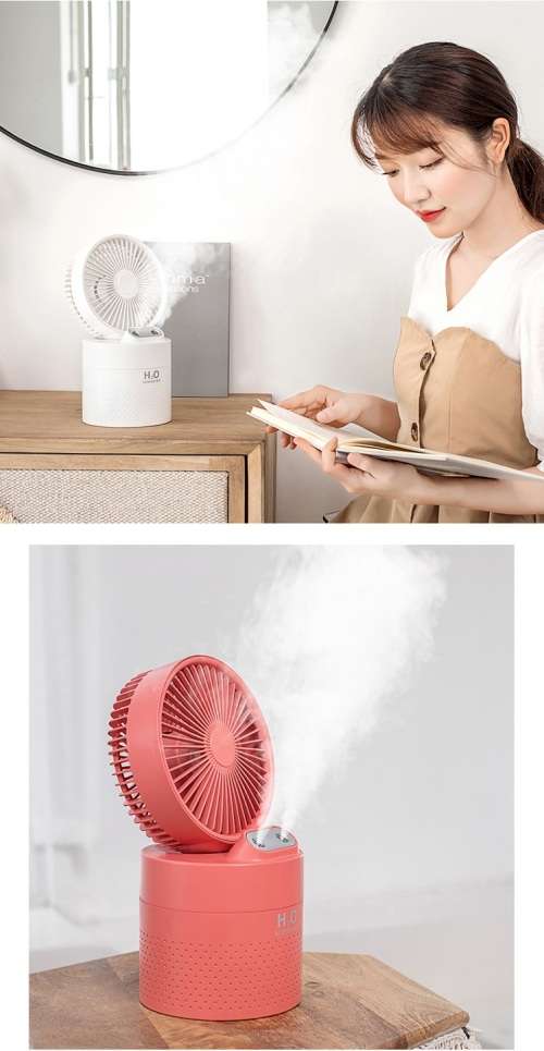 Portable Humidifier (+Fan)