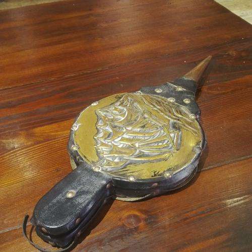 Fire Bellows with Sailing Ship on