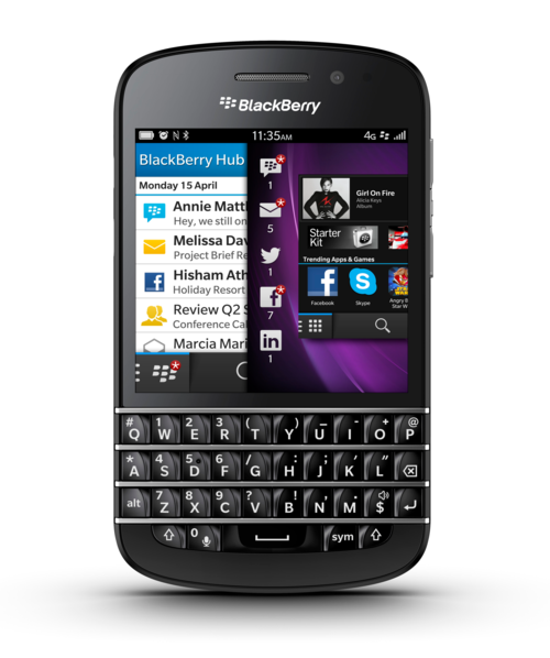 The New BlackBerry Q10