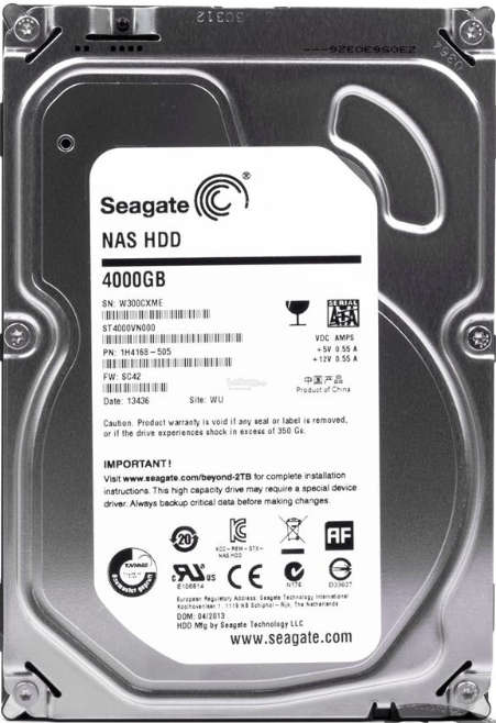 Seagate NAS HDD 4TB