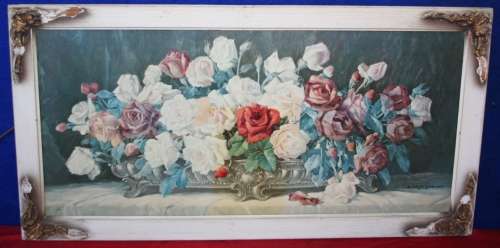 A EXQUISITE VINTAGE/ANTIQUE PRINT BY E KRUGER VINTAGE RETRO STUNNING!!!