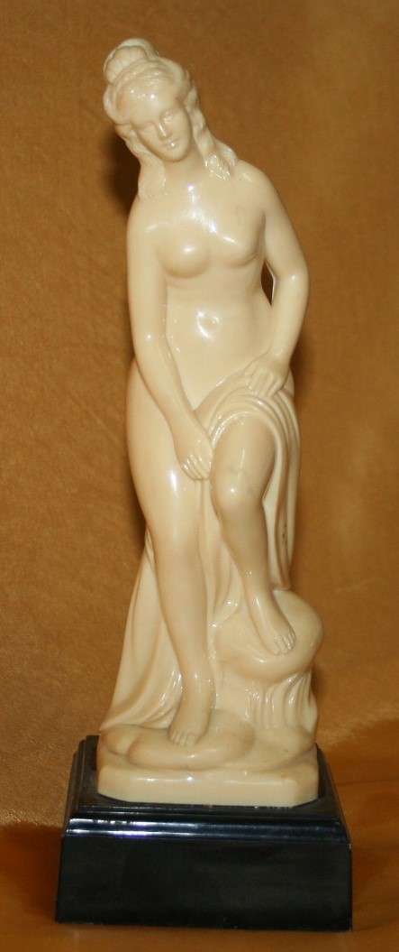 This resin? figure, the goddess of love and beauty, stands tall and confident.