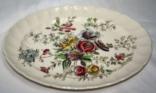 A MAGNIFICENT MEAT PLATTER BY SHERATON MADE IN ENGLAND BY JHONSON BROS -STUNNING COLORS!!!