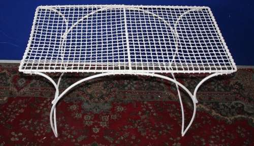 A GORGEOUS VINTAGE WIRE TABLE - BEAUTIFUL GARDEN FURNITURE!!!