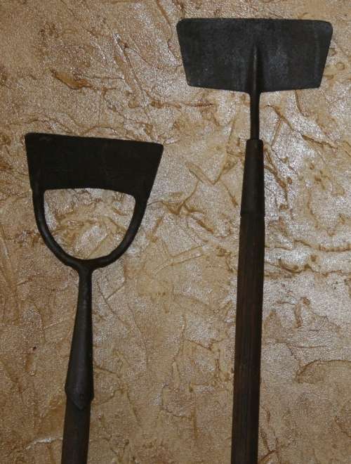 TWO STUNNING VINTAGE HOE'S - IT MAKE AMAZING DECOR IN YOUR HOUSE!!!