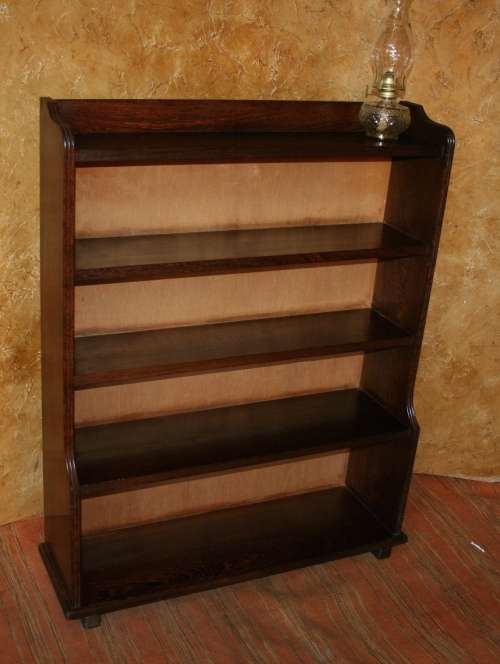 AN AMAZING ART DECO PARTRIDGE WOOD BOOKSHELF - MAGNIFICENT VINTAGE FURNITURE