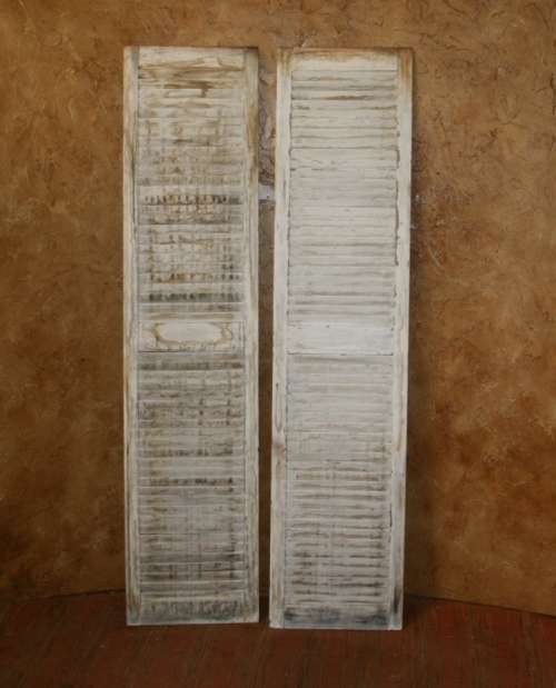 TWO AMAZING SHUTTERS FOR STUNNING SHABBY CHIC DECOR!!