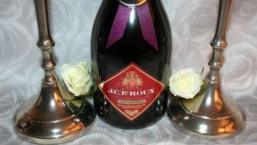 Two Spectacular Silver Metal Tall Candle Holders with stunning "crystal like" deco