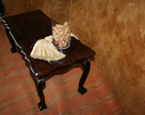 IMBUIA BALL & CLAW COFFEE TABLE ON CABRIOLE LEGS!