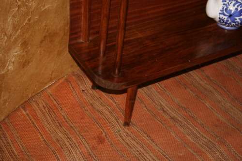 A MAGNIFICENT VINTAGE SHELF 1960'S STYLE WITH STUNNING SPINDELS BOTH SIDES!!!