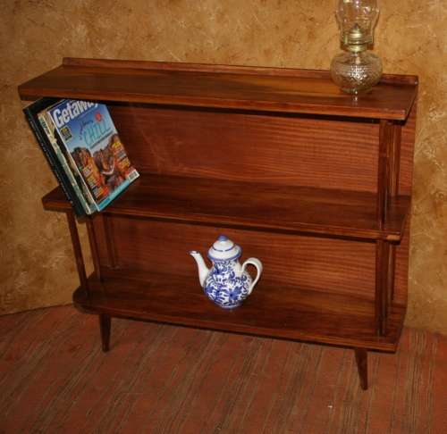 A MAGNIFICENT VINTAGE SHELF 1960'S STYLE WITH STUNNING SPINDELS BOTH SIDES!!!