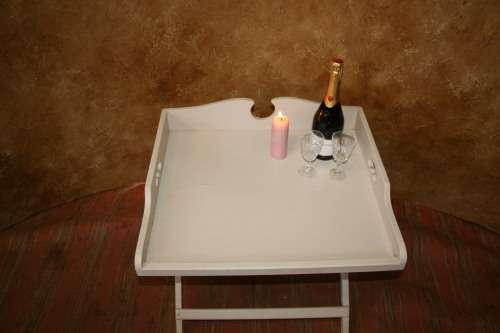 A MAGNIFICENT SHAPED BUTLERS TRAY,  STUNNING ON YOUR PATIO!!!