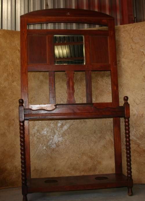 ABSOLUTELY EXQUISITE VICTORIAN STYLE LARGE HAT/HALL STAND WITH STUNNING BARELY TWIST (BUNN) DETAIL