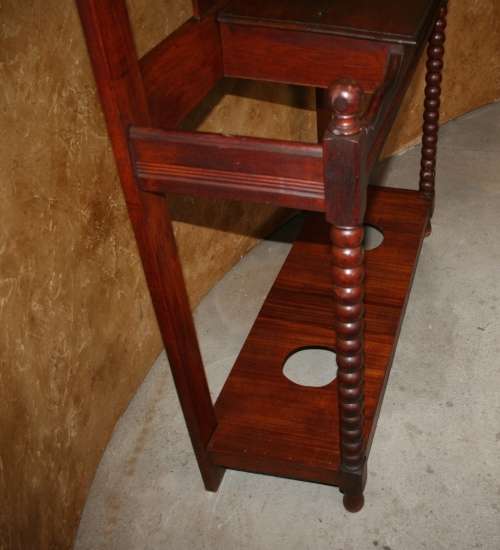 ABSOLUTELY EXQUISITE VICTORIAN STYLE LARGE HAT/HALL STAND WITH STUNNING BARELY TWIST (BUNN) DETAIL