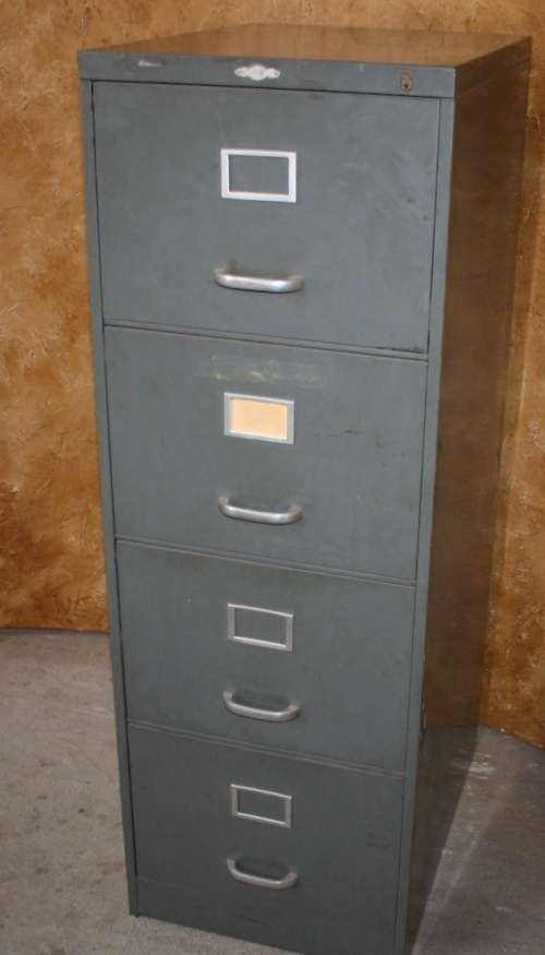 A FANTASTIC LARGE FOUR DRAWER METAL FILING CUPBOARD ART METAL LONDON SWF ENGLAND- VINTAGE VIBE!!!