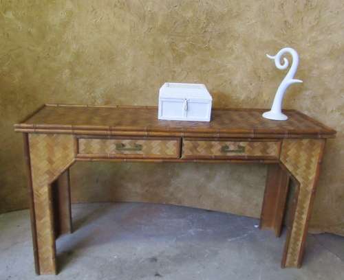 CARIBBEAN STYLE SIDE SERVER STUNNING WEAVED CANE - PERFECT FOR TH ISALND FEEL -STUNNING SIDE SERVER