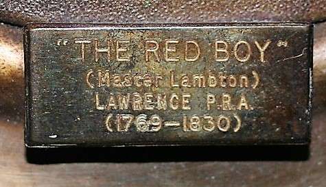 A Vintage Trafford Old Masters Series # 1 By Artist Lawrence P.R.A. ( 1769-1830) The Red Boy Masters