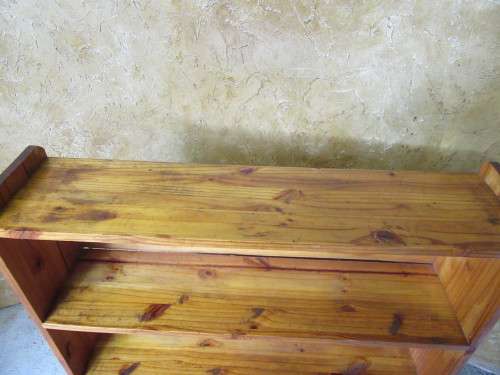 A FANTASTIC WOODEN BOOKSHELF FOR ALL YOUR BOOKS/CDS/DVD'S