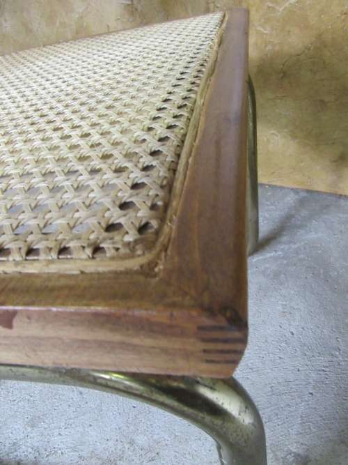 TWO GORGEOUS VINTAGE CHAIRS WITH CANE BACK AND SEATS - CANE IN GOOD CONDITION BID PER EACH