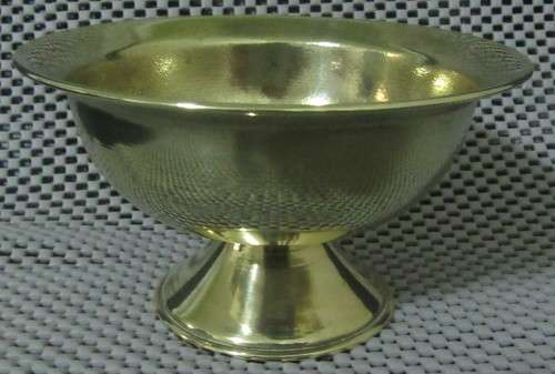 A GORGEOUS BRASS COLOR BON BON DISH PERFECT TO SERVE SWEATS AFTER DINNER
