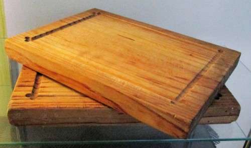 Two Fantastic Wooden Platter Serving Boards or Wooden chopping boards- Perfect for serving steaks!