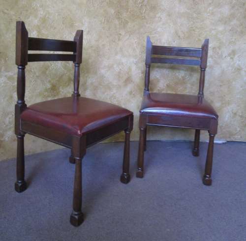 TWO STUNNING SOLLID WOOD VINTAGE/ANTIQUE CHAIRS IN EXCELLENT CONDITION BID PER EACH!